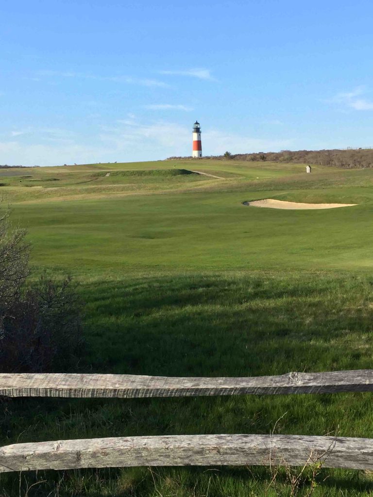 lighthouse and golf course nantucket