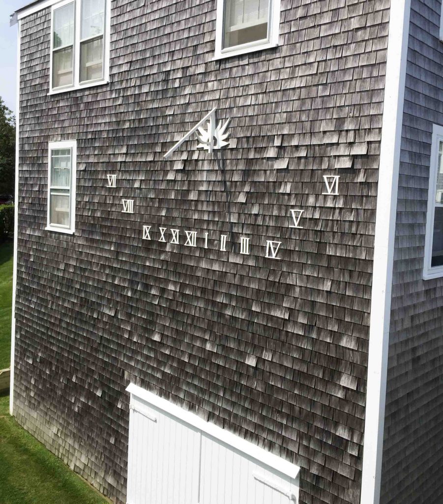 sun dial on nantucket