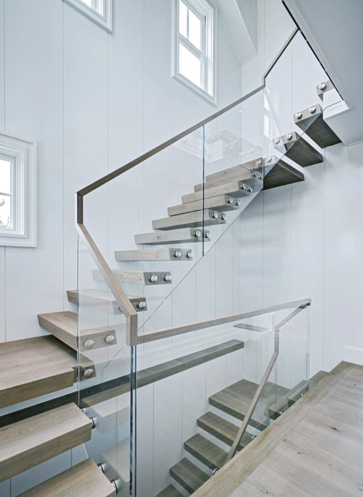 glass staircase nantucket emeritus design