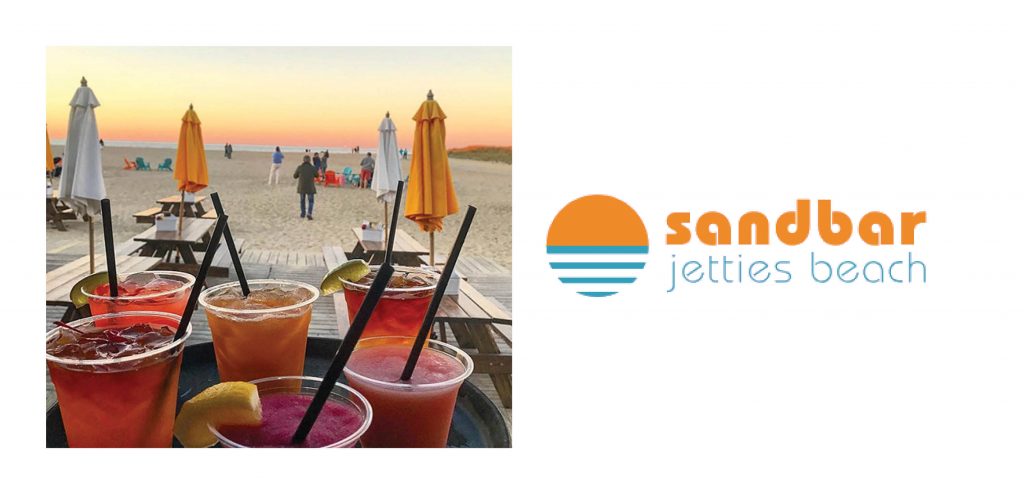 Cocktails at the Sandbar on Nantucket