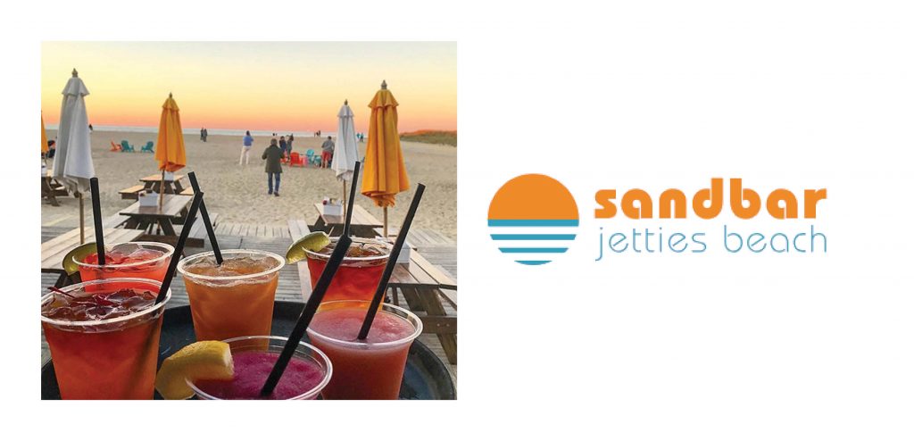 Cocktails at the Sandbar on Nantucket 