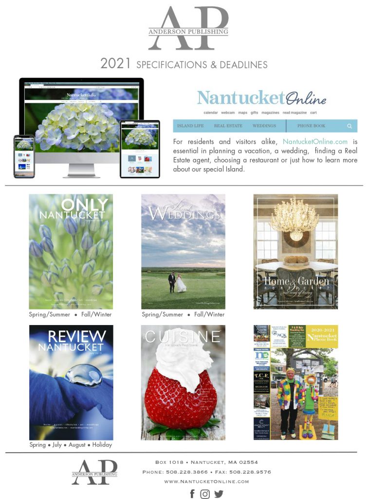 nantucket publications list and deadlines